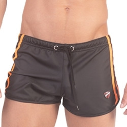 Barcode Berlin Short BYRON Laboratory Noir-Orange
